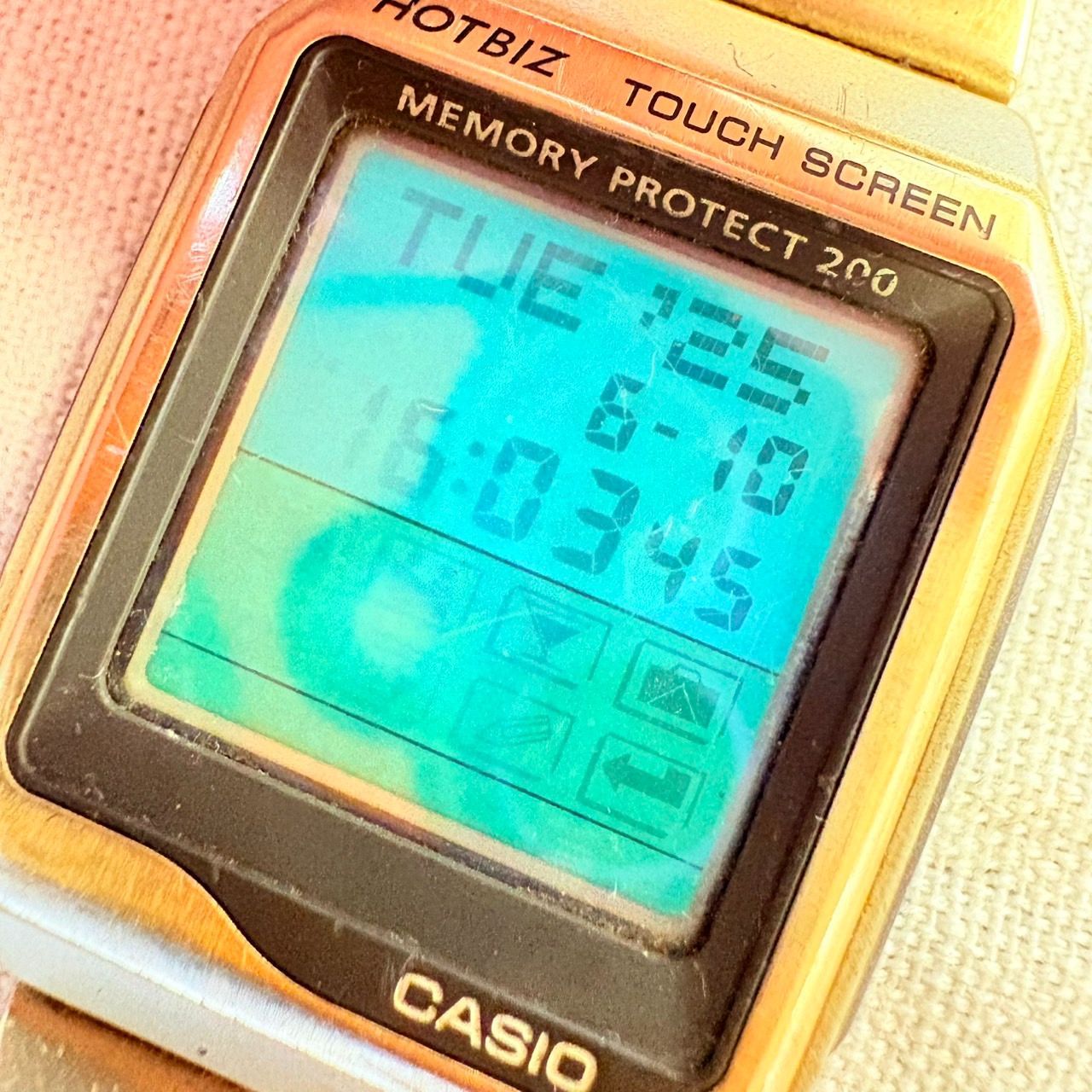新品電池・稼働品】CASIO カシオ ホットビズ データバンク VDB