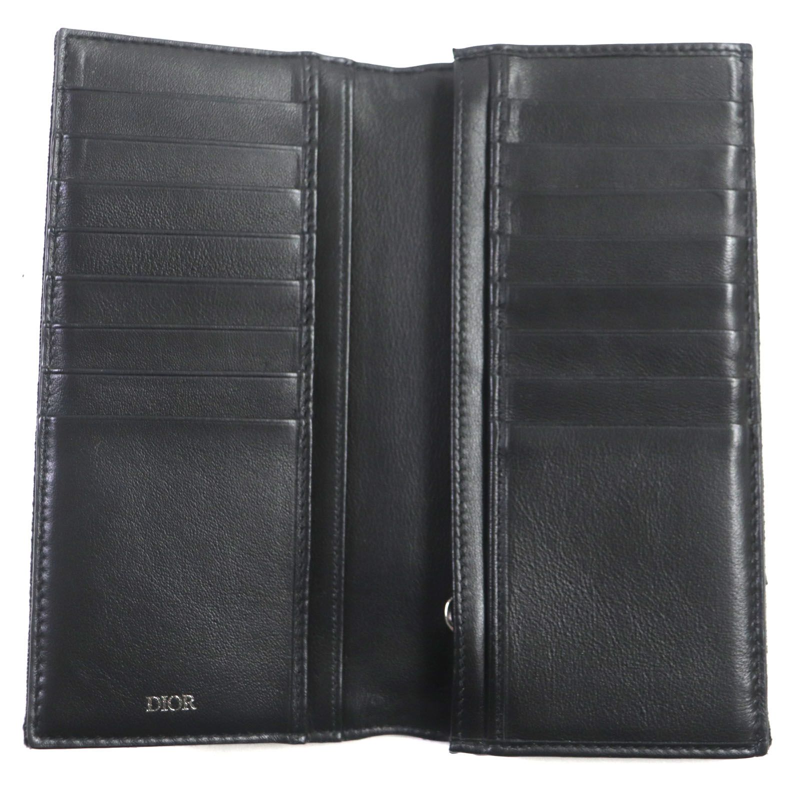 Dior メンズ 二つ折り財布 ブラック