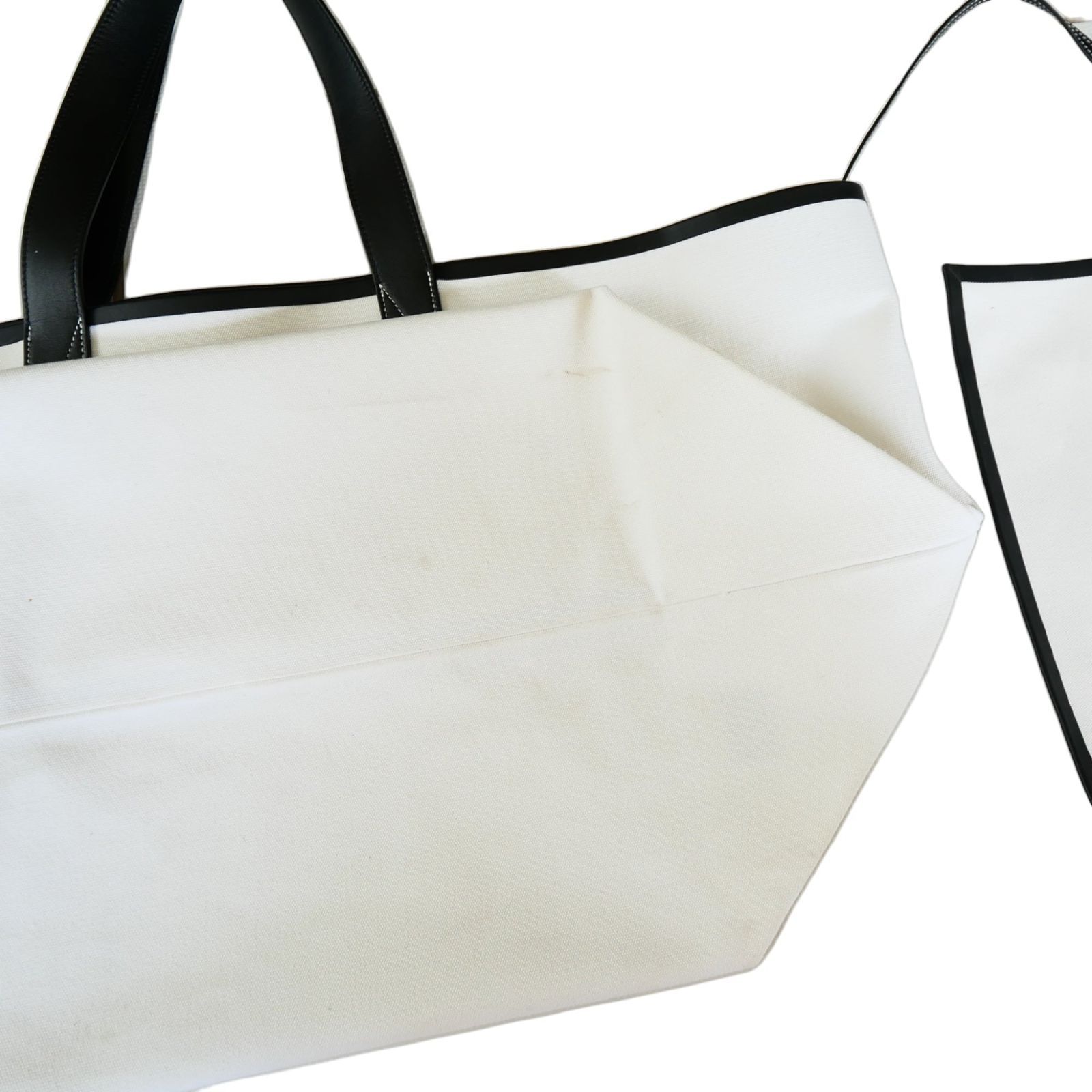 CELINE セリーヌ キャンバス トートバッグ バイカラー 旧ロゴ