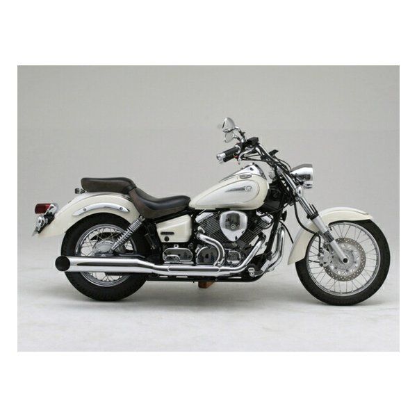 【新品】DAYTONA  デイトナ スリップオンマフラー スラッシュカット DS250 クロームメッキ D95123 (2419502)