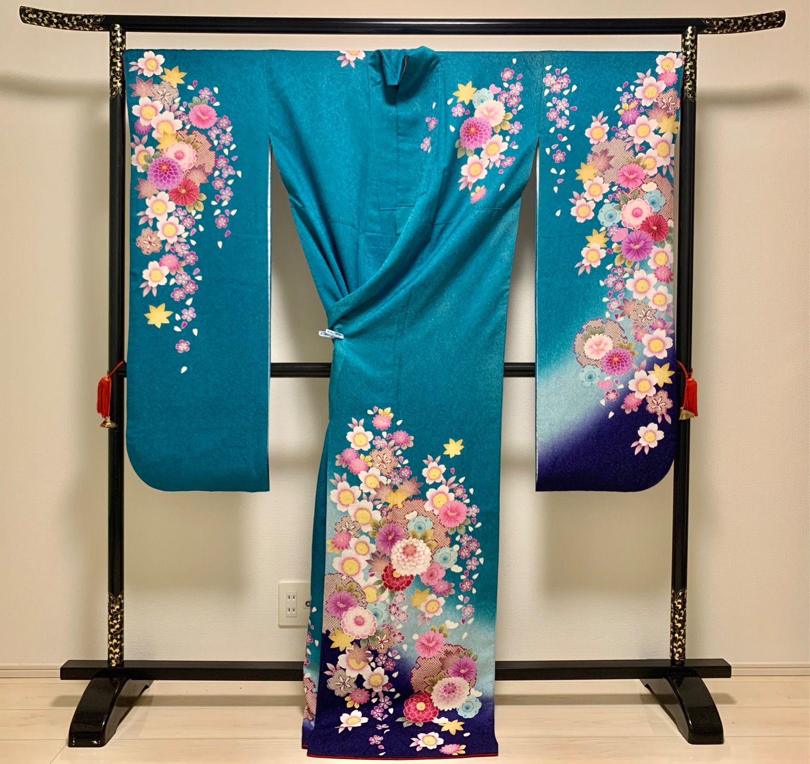 正絹振袖・仕立上り品】 訳あり大特価！ ⚠️振袖単品です