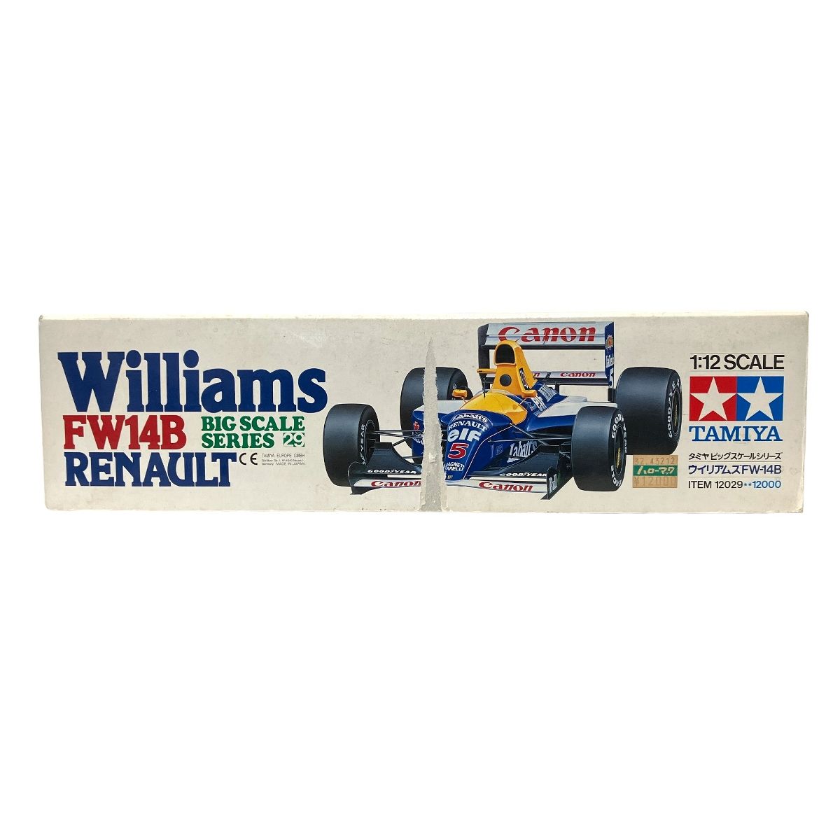 TAMIYA 1/12 NO.29 ウィリアムズFW-4ルノー（タミヤ 1/12ビック