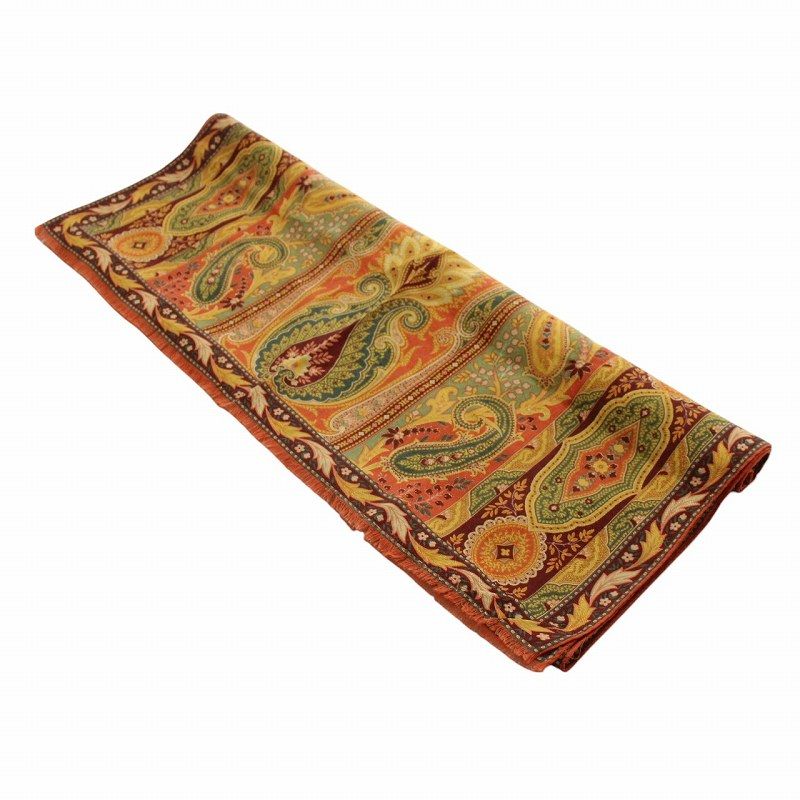 エトロ ETRO ストール ショール ウール シルク混 ペイズリー柄