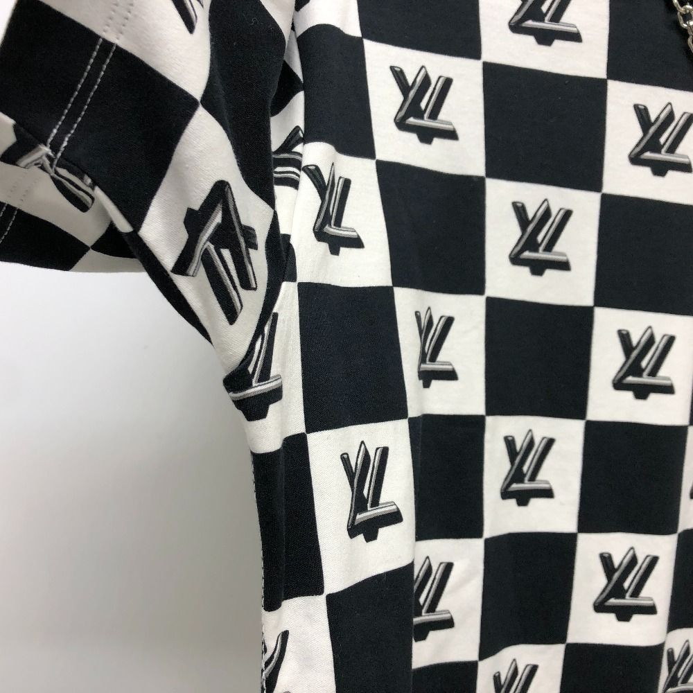 【お洒落アシンメトリー♢】Louis VuittonツイストTシャツ エンブロイダードシグネチャーコットンTシャツ ｜ルイ・ヴィトン
