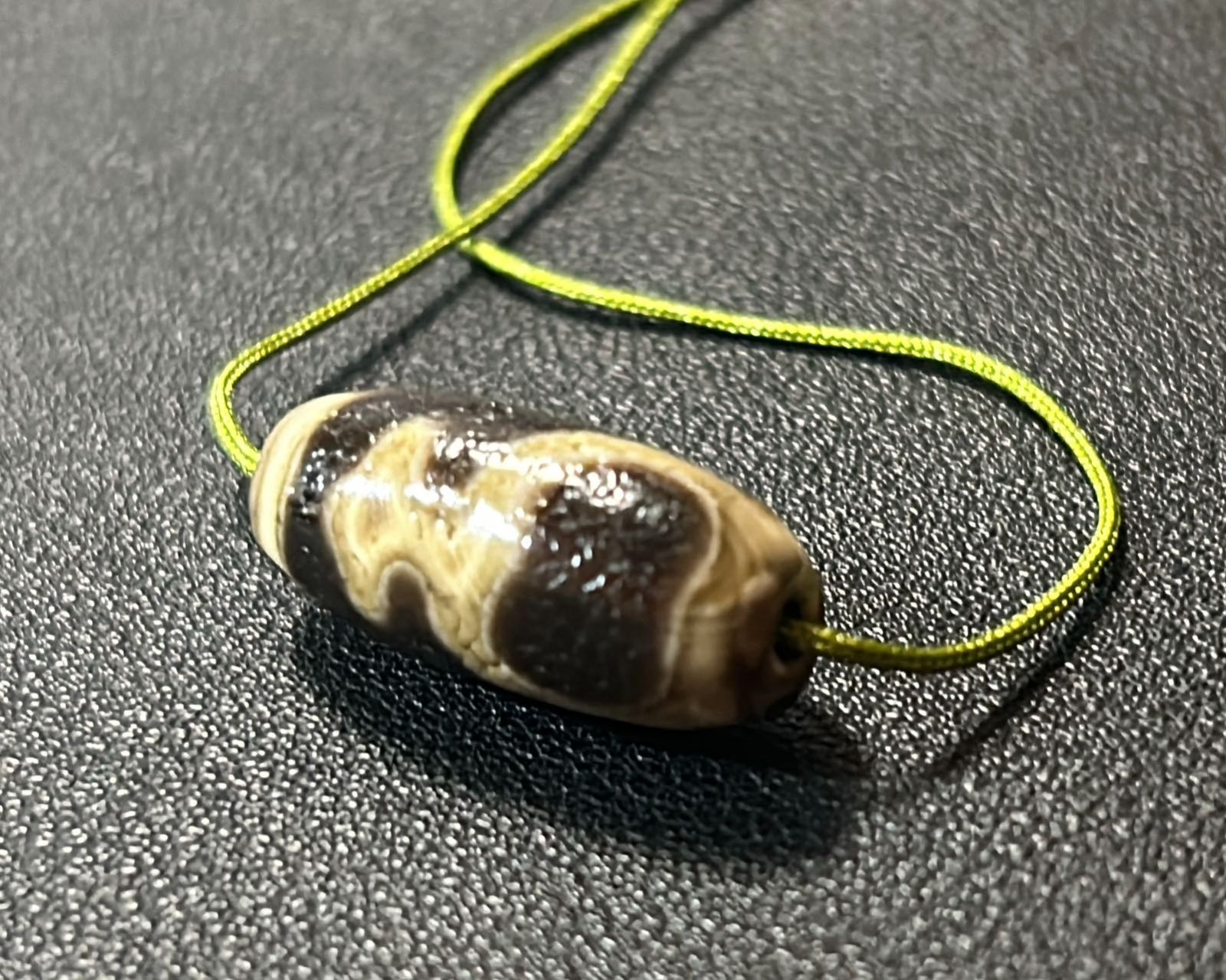 チベット 西蔵 老礦石 宝瓶天珠dzi beads 宝瓶天珠 ハンドメイド品 青稞供天珠 ネックレス ／チベット 天