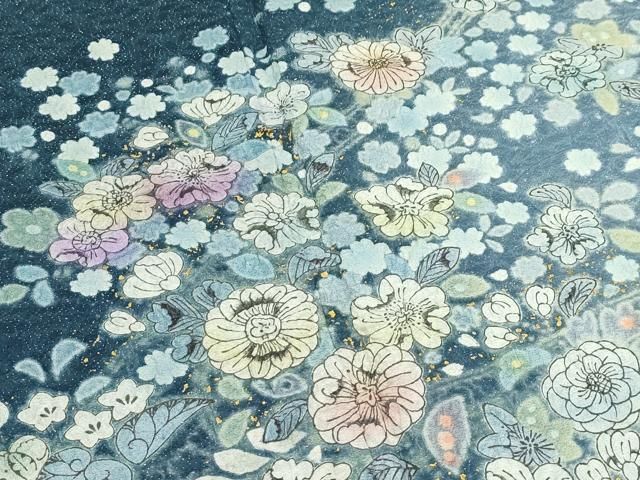 平和屋本店□極上 吉乃一廉 幻の辻が花 訪問着 辻が花 絞り 暈し染め