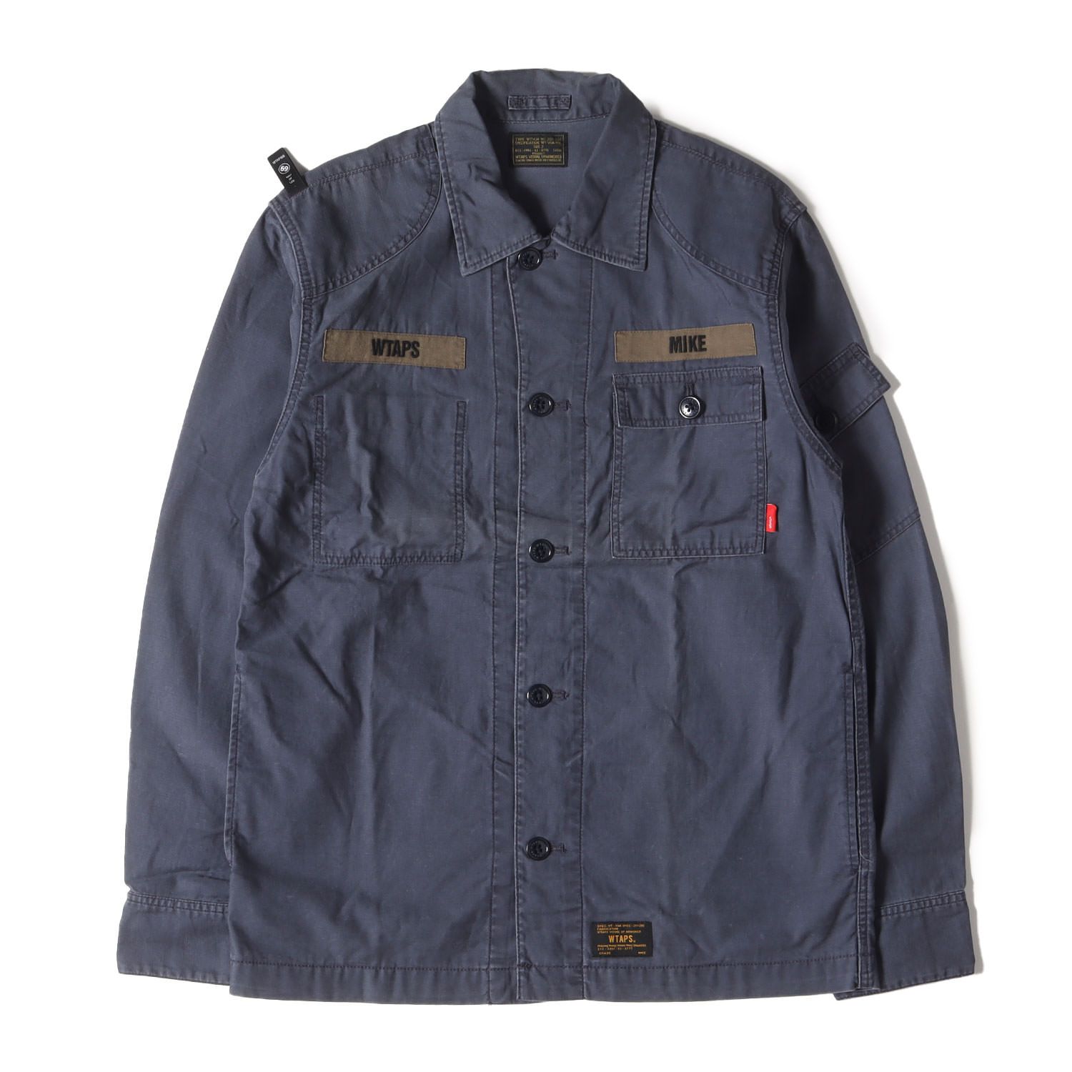 WTAPS ダブルタップス シャツ サイズ:M コットンサテン