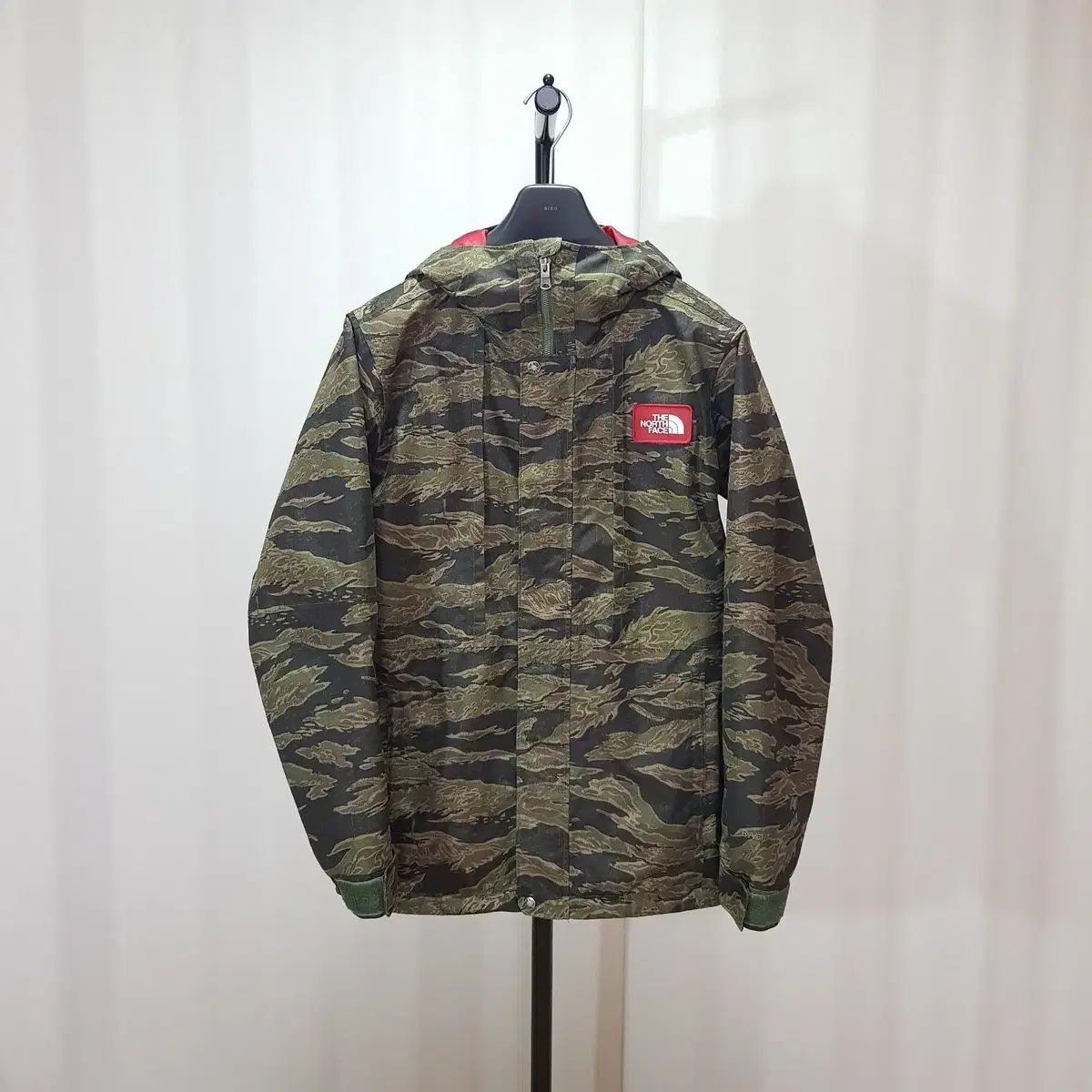 THE NORTH FACE ザノースフェイス カモフラ ハイベント フード ジャケット 100 A134