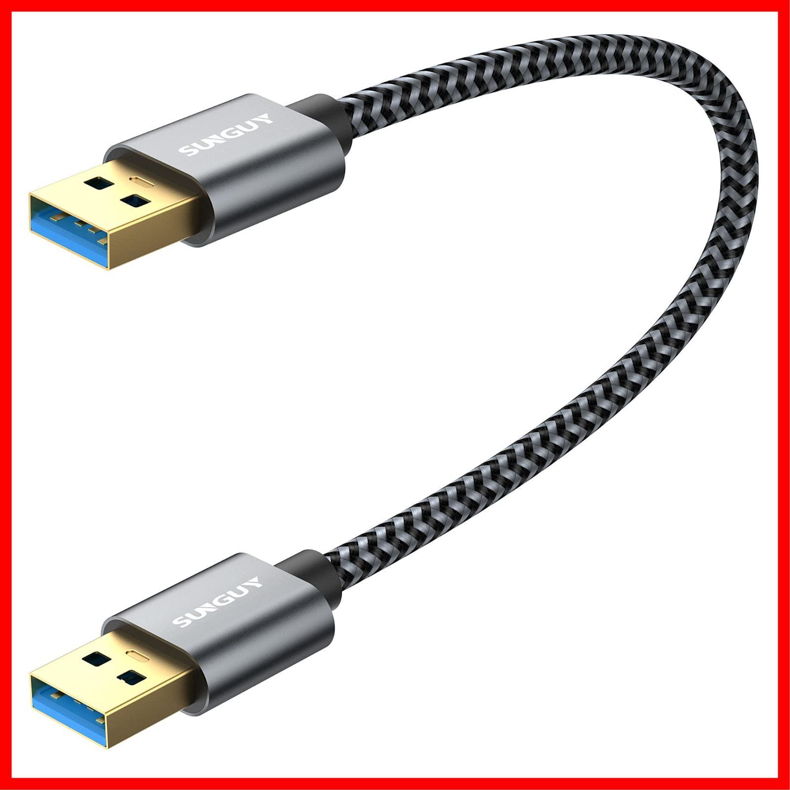 Access 30cm USB 3.0 二股ケーブル,USB 3.0 Aオスto USB 3.0 A