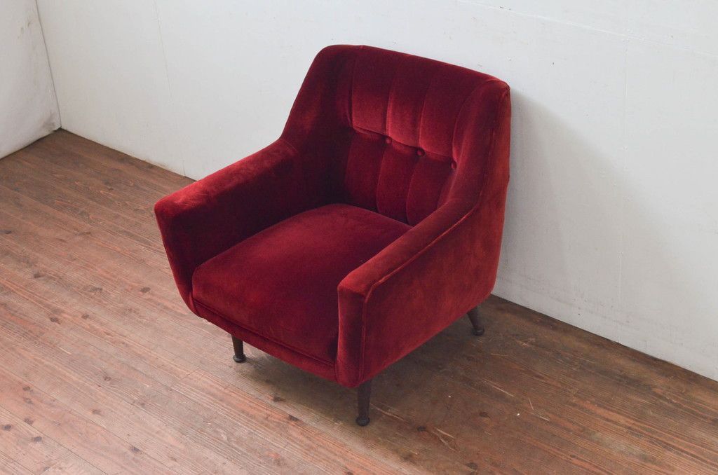 ミッドセンチュリー　昭和レトロ★イトーキのラウンジチェア②美しい曲線的なフォルム ミッドセンチュリー 昭和レトロ☆イトーキのラウンジチェア②美しい