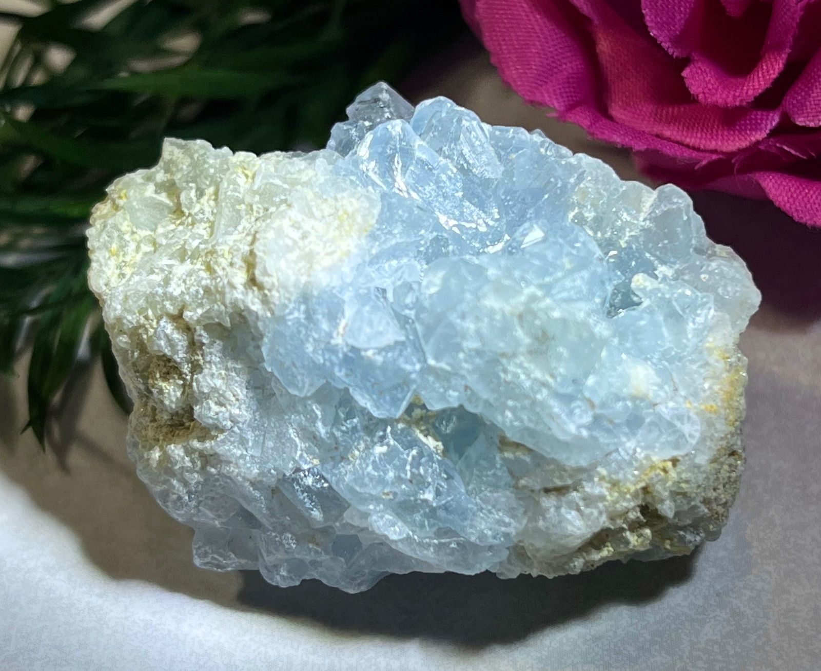 天使の石໒꒱✨ セレスタイト 天青石 クラスター 原石 ラフストーン