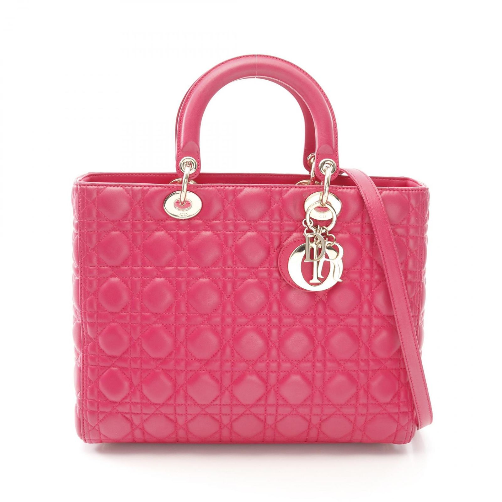 レディディオール　カナージュ　ラージバッグ DIOR | Lady Dior バッグ ラージ カナージュ ラムスキン