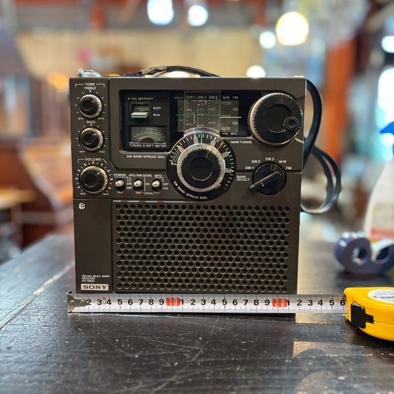 ジャンク品】SONY ICF-5900 スカイセンサー ラジオ 昭和レトロ ソニー