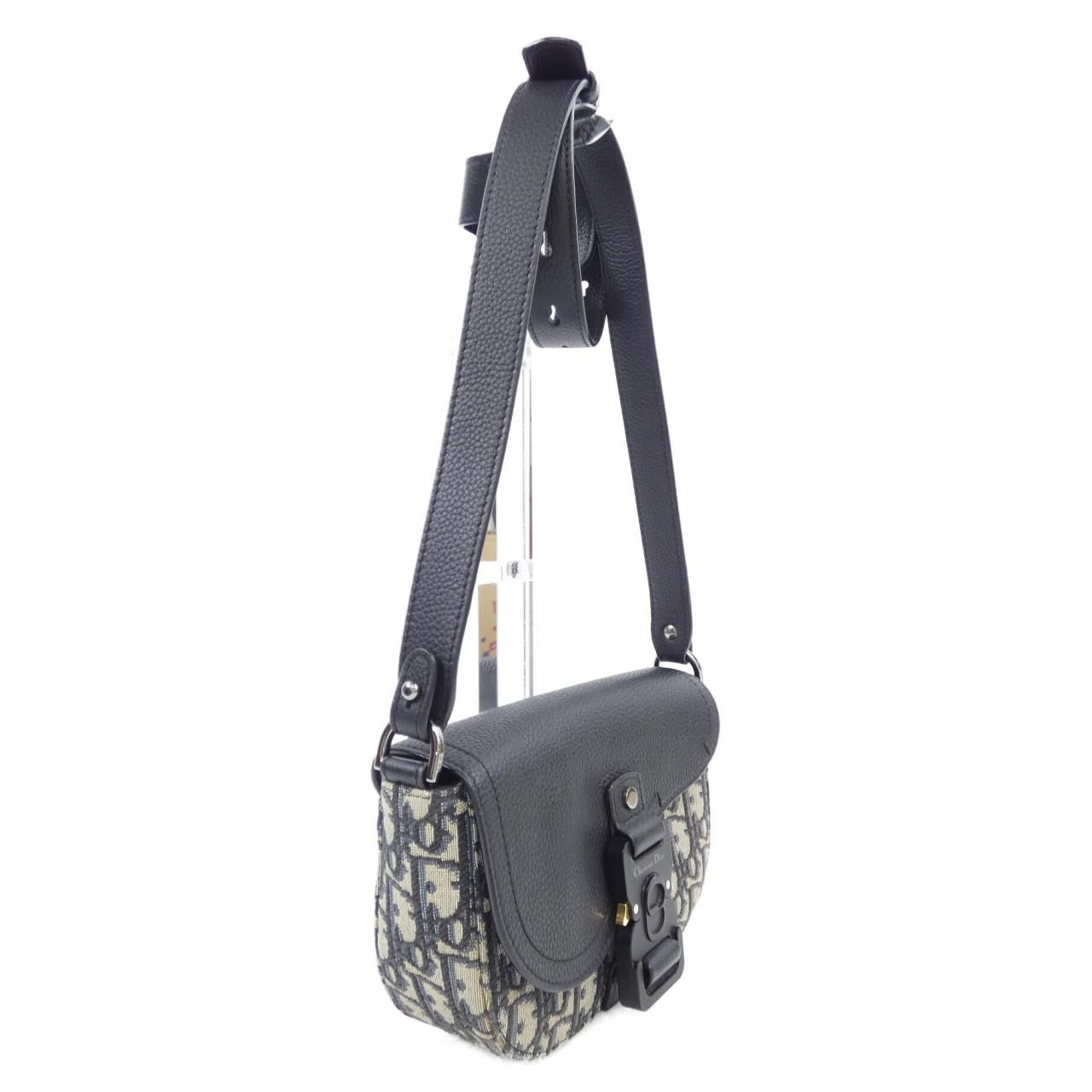 フラップ付きメッセンジャーバックミニ オブリークジャカード