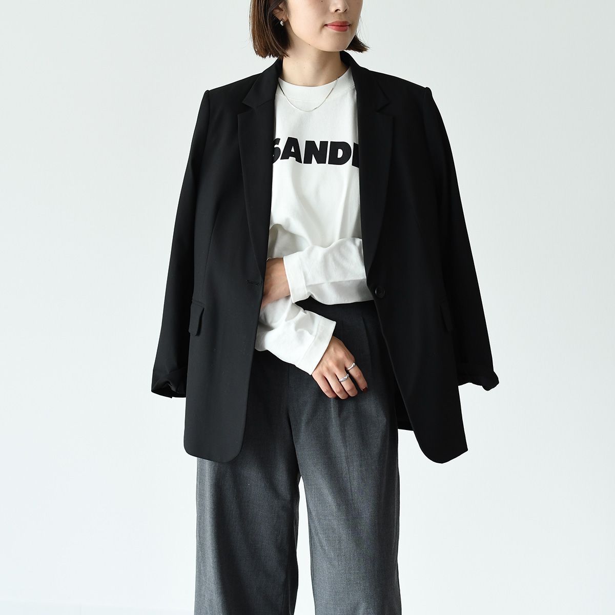 JILSANDER ジルサンダー Tシャツ トップス ロングTシャツ ロンT 