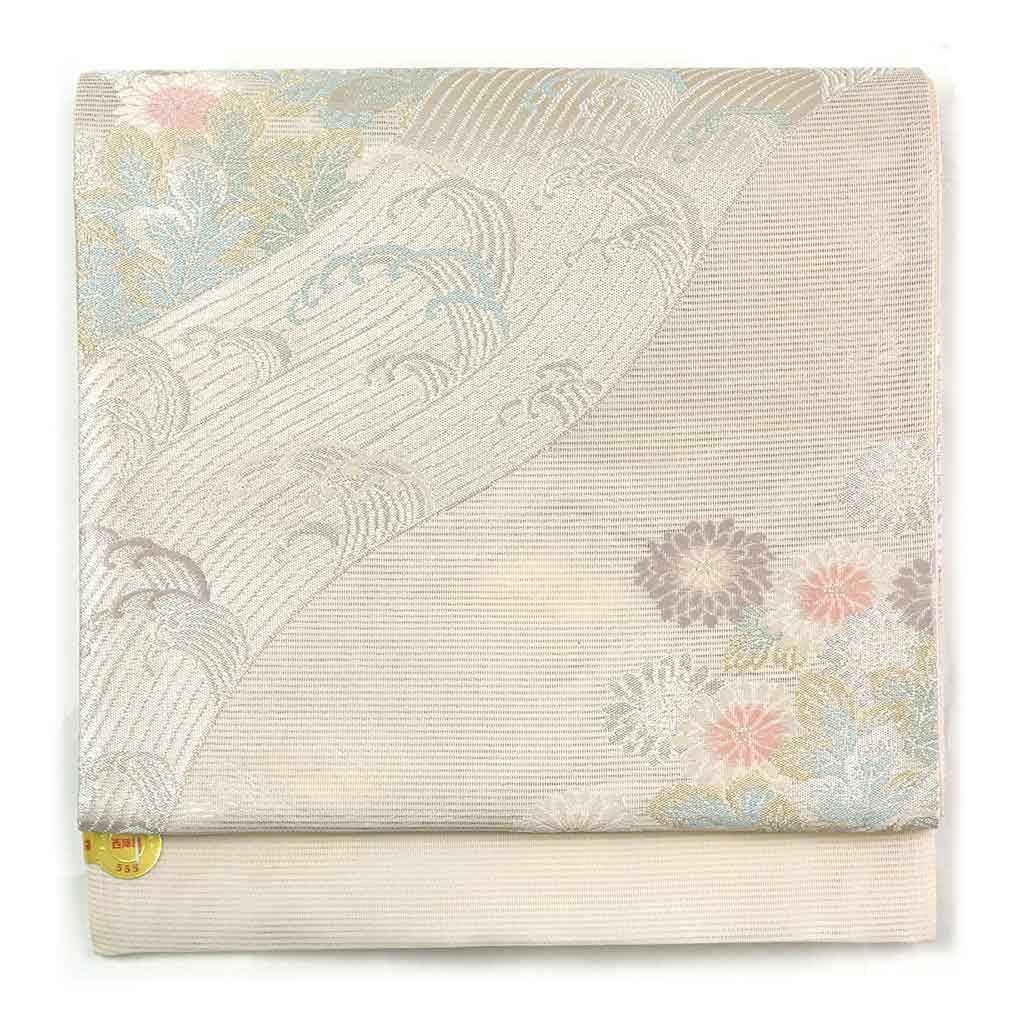 袋帯 幅31cm 長さ454cm 正絹（シルク）ランクS・未使用品 リサイクル 