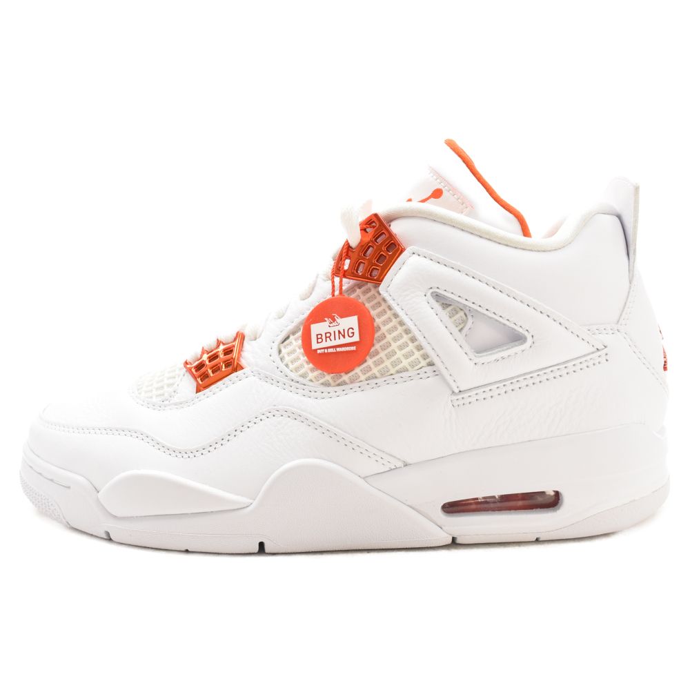 NIKE (ナイキ) AIR JORDAN 4 RETRO ORANGE METALLIC エアジョーダン4オレンジメタリック ミッドカット ...