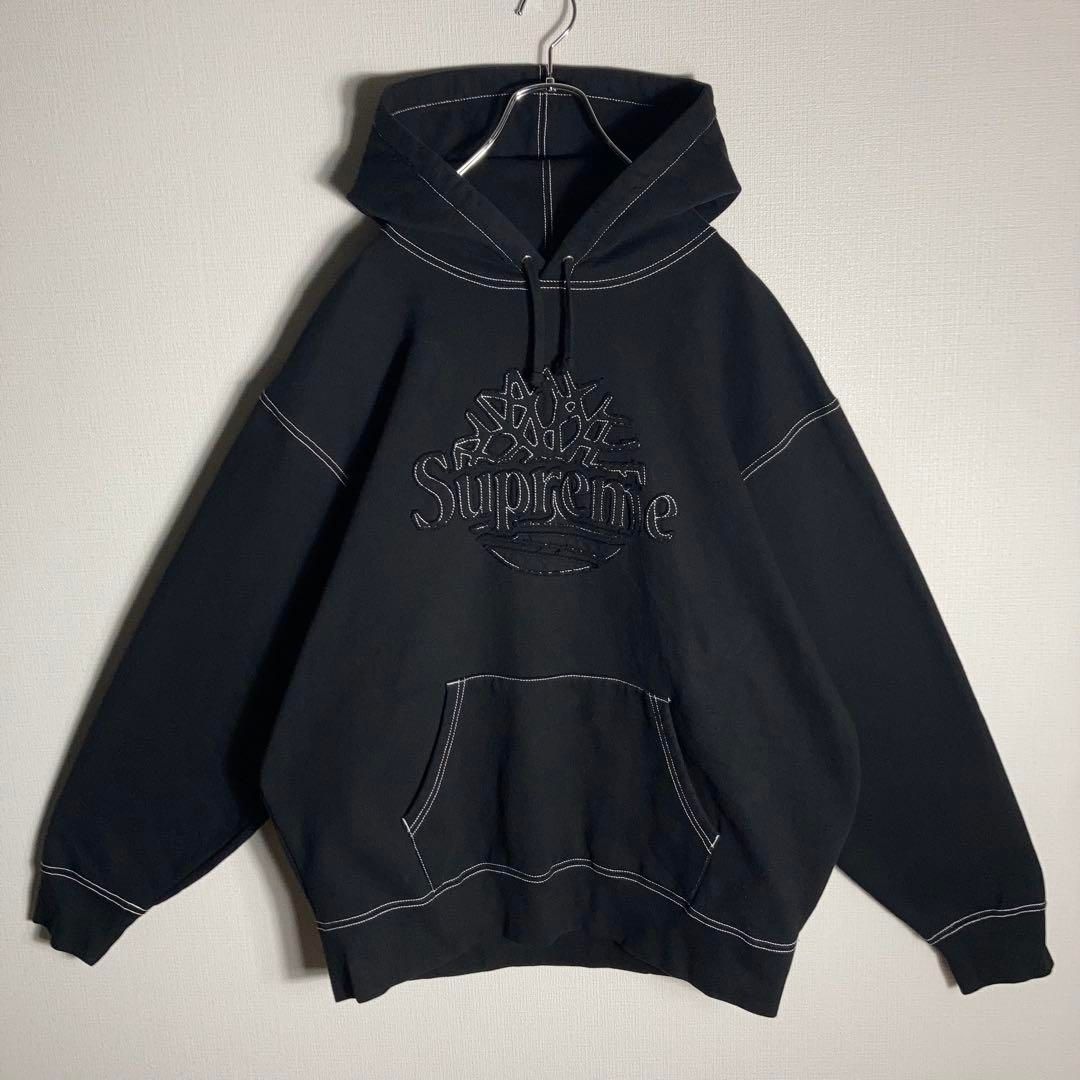 美品】SUPREME x Timberland プルオーバーパーカー 黒 XL - メルカリ