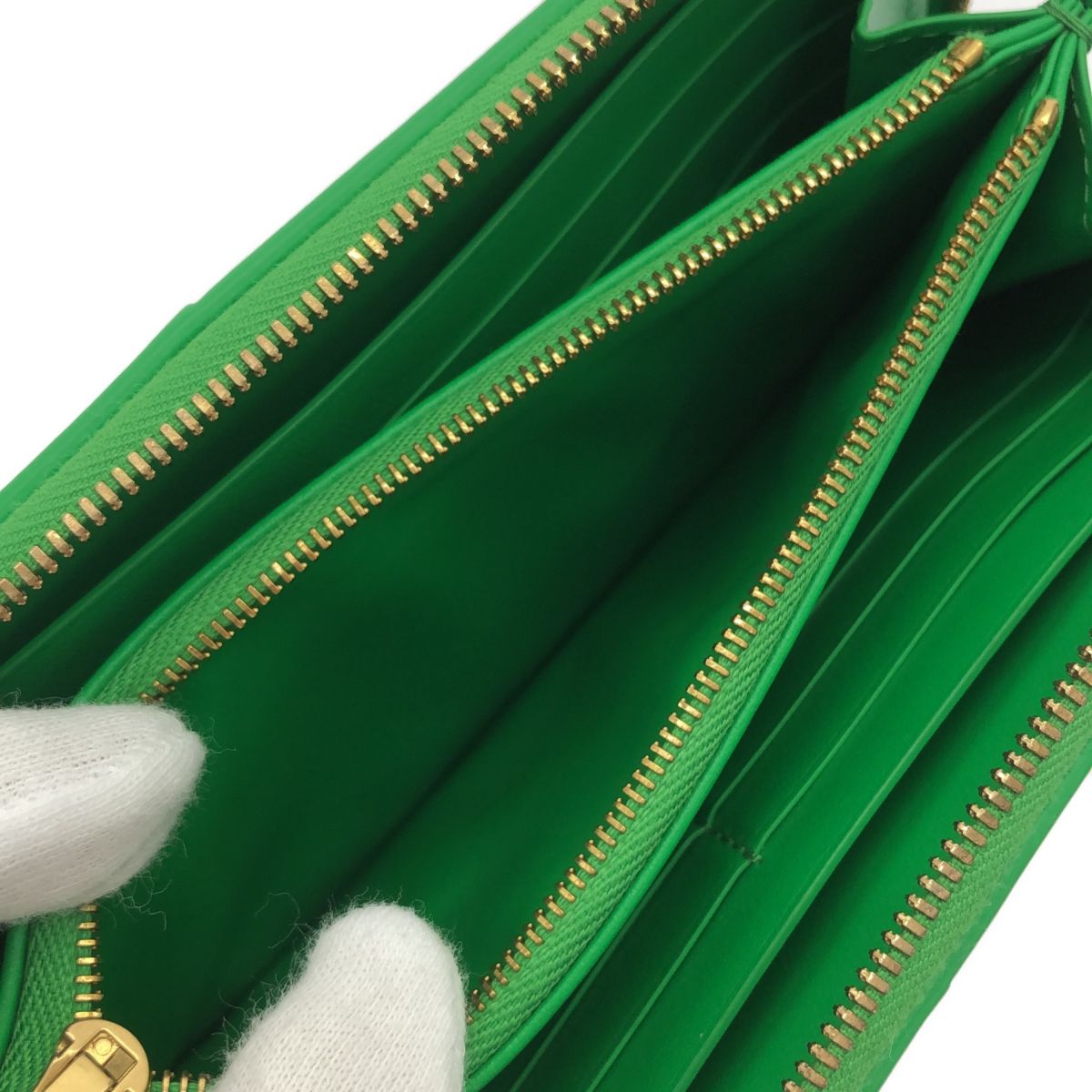 BOTTEGA VENETA ボッテガヴェネタ ラウンドファスナー 長財布 カセット  