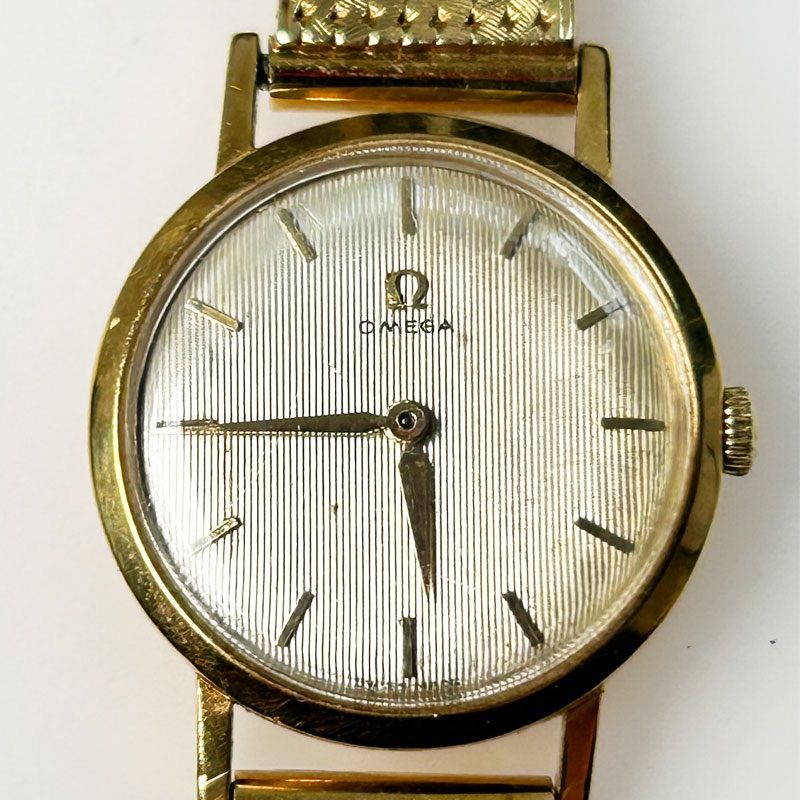 OMEGA 1960年代 18K Gold 手巻き OH済 稼働 レディース腕時計
