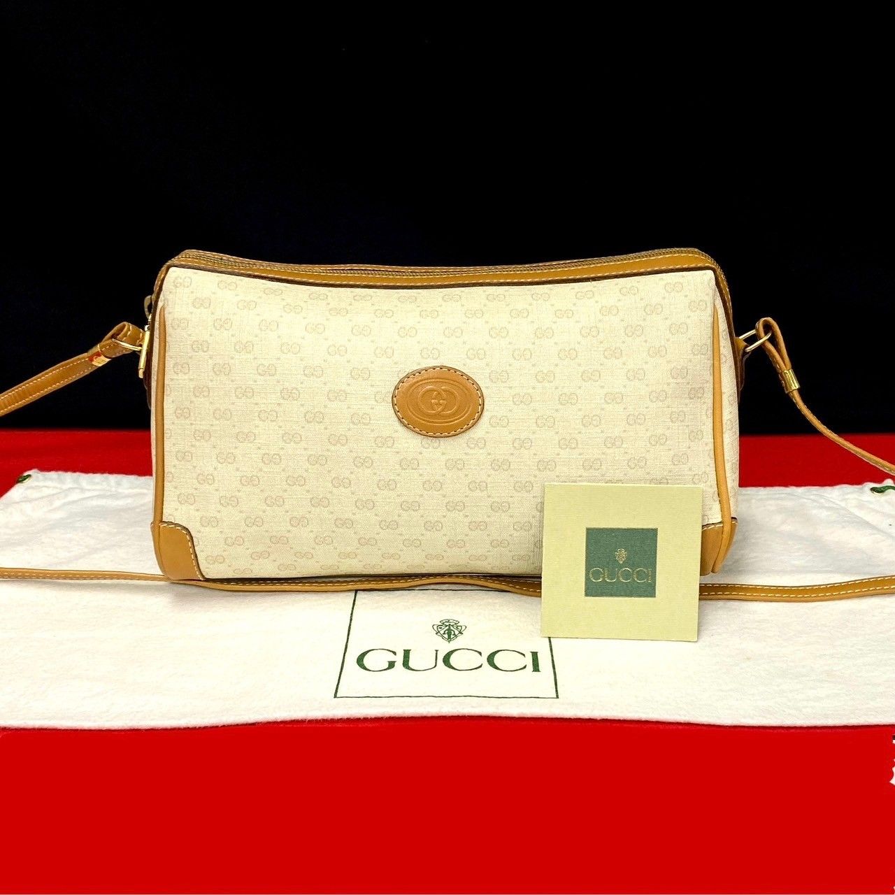 オールドグッチ マイクロGG ショルダーバッグ オールドグッチ マイクロGG ショルダーバッグ GUCCI オールドグッチ