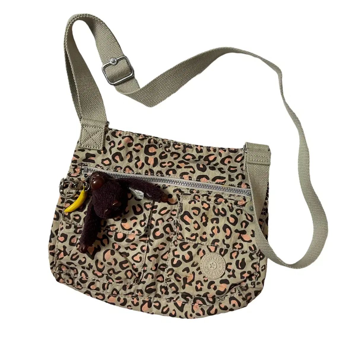 kipling Kipling キプリング レオパード クロスバッグ