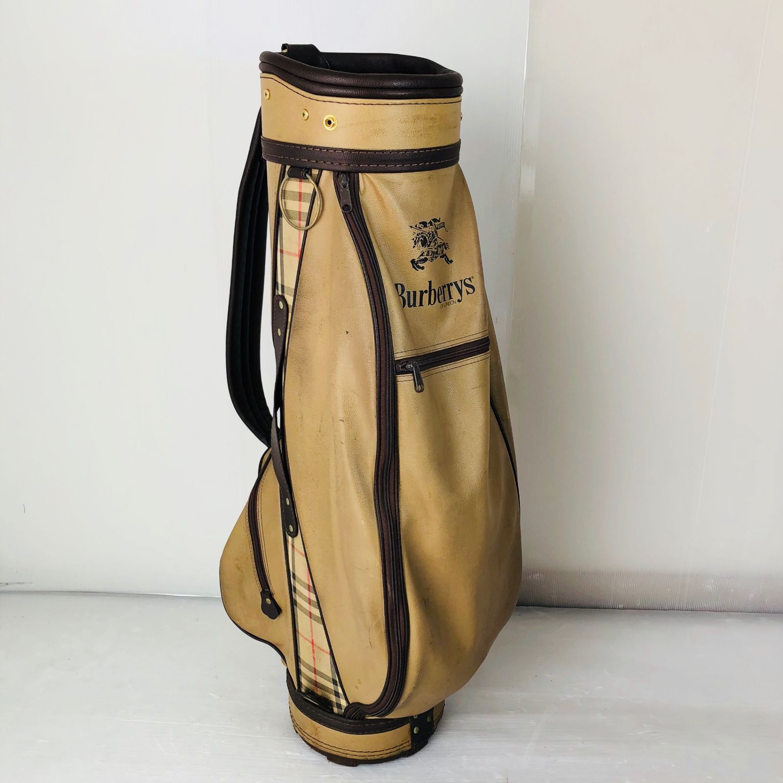バーバリー ノバチェック キャディバッグ ゴルフバッグ ゴルフ 初心者 入門 Burberrys バーバリー ノバチェック キャディバッグ ゴルフバッグ