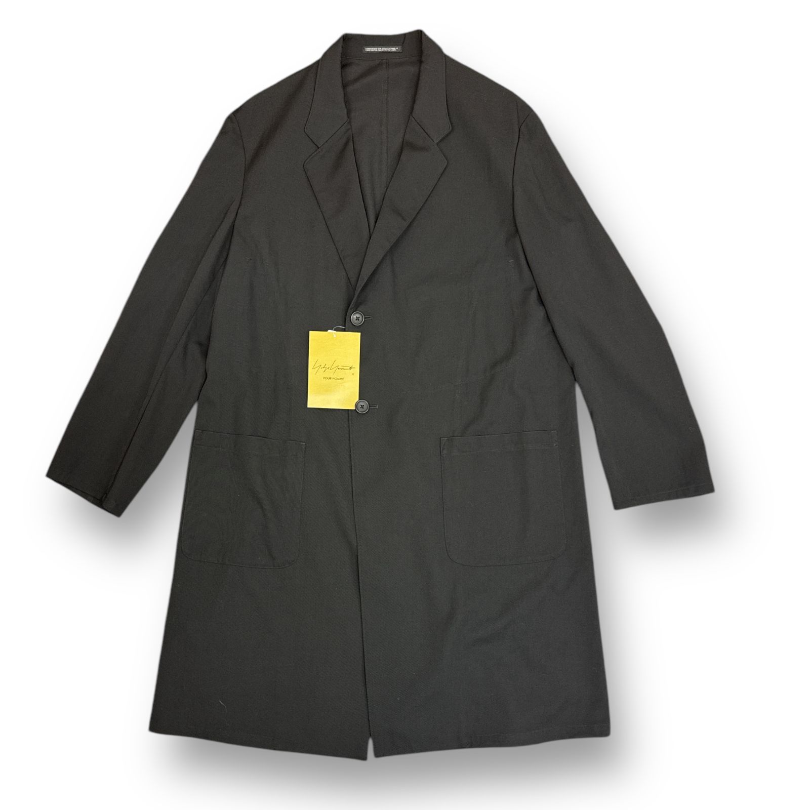 定価125400円 Yohji Yamamoto POUR HOMME 24SS GABARDINE N-SINGLE 