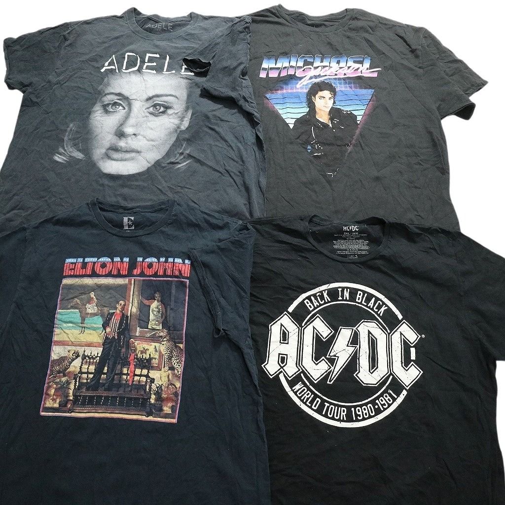 古着卸 まとめ売り 音楽・バンド 半袖Tシャツ 16枚セット (メンズ 2XL /3XL ) ローリングストーンズ ACDC ニルヴァーナ ビートルズ  MU4086 - メルカリ