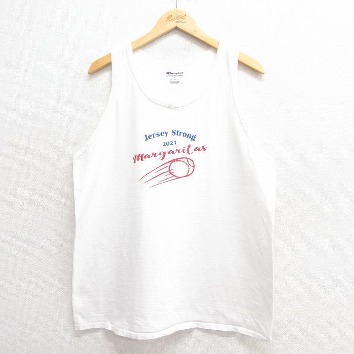 XL/古着 チャンピオン Champion タンクトップ メンズ ジャージー