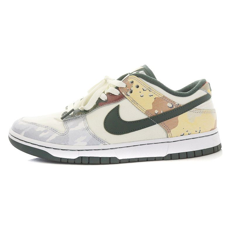 ナイキ NIKE DUNK LOW SE SAIL MULTI CAMO ダンク ロー SE セイル マルチ カモ スニーカー US9 27.0cm  DH0957-100 /WM - メルカリ