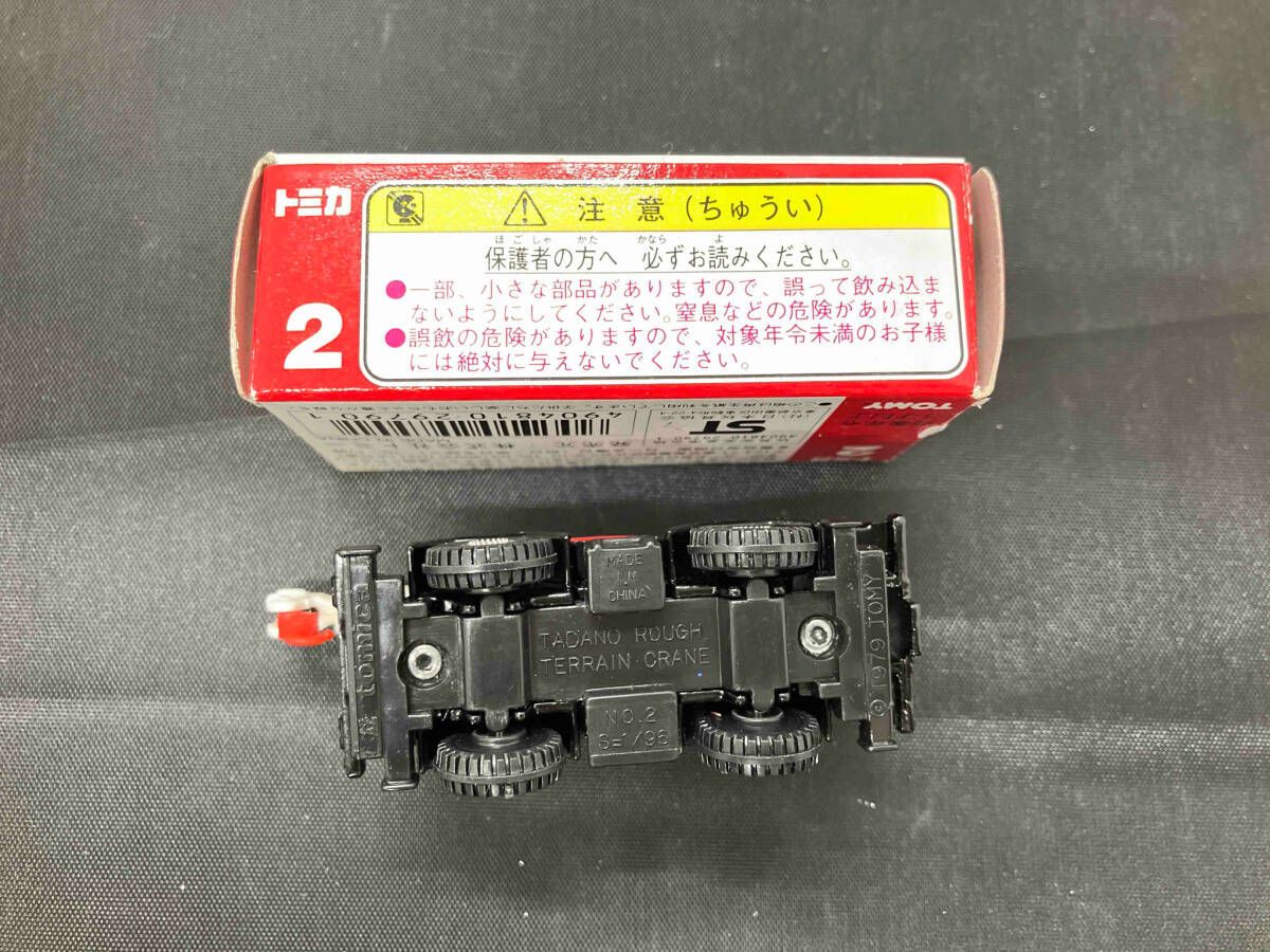 トミカ No.2 タダノ ラフタｰライン クレｰン TR151S 赤×黒 15Aホイｰル