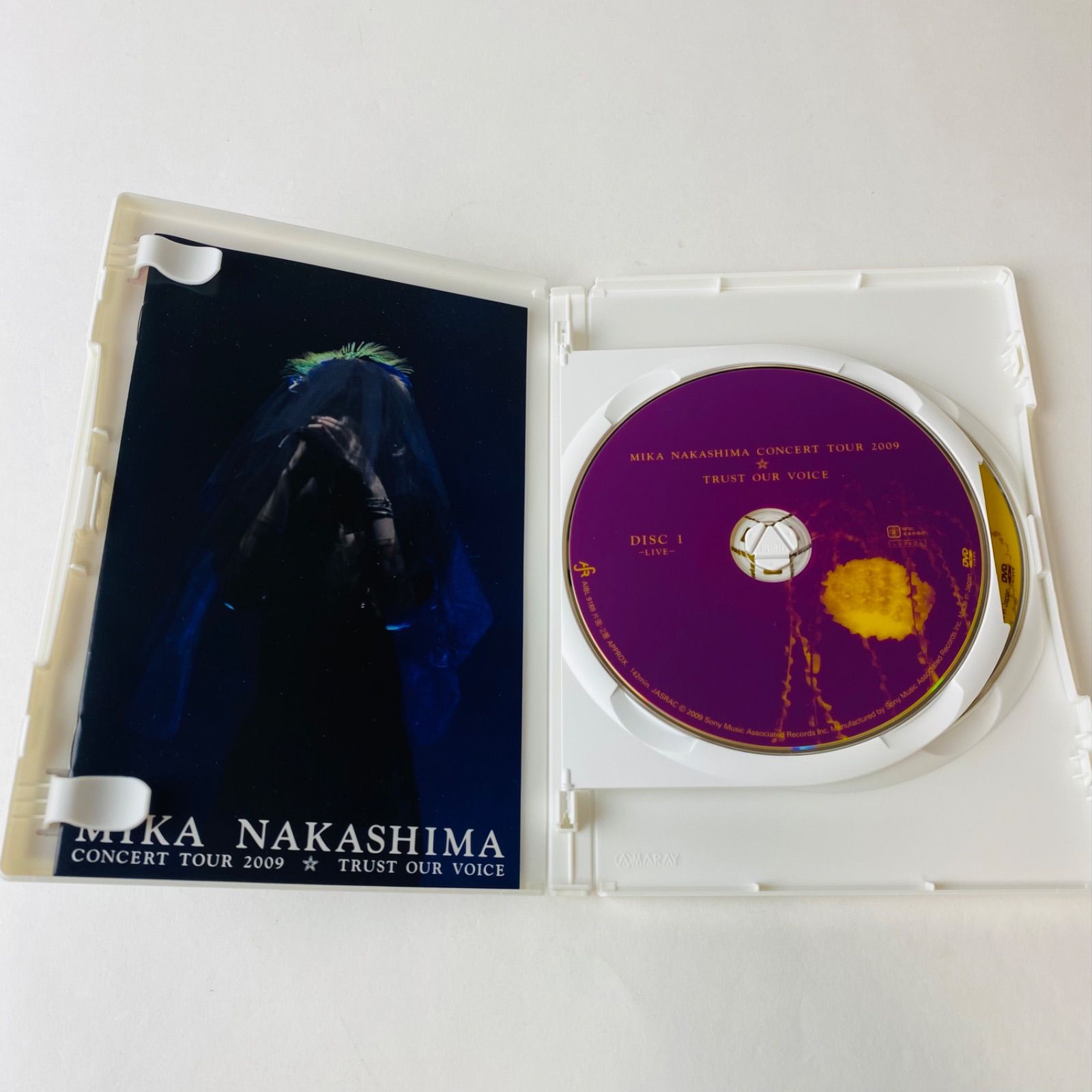 は自分にプチご褒美を TOUR CONCERT NAKASHIMA 中島美嘉/MIKA 帯付] 2009 OUR TRUST ミュージシャン
