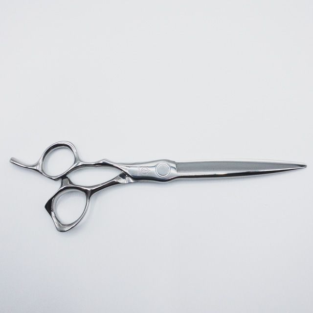 美品【ミズタニシザーズ ミズタニシザーMIZUTANI SCISSORS】ACRO CROSSOVER CR1 LEFTYシザー オフセット理容  美容ハサミ 左利き 6.7インチ sc18