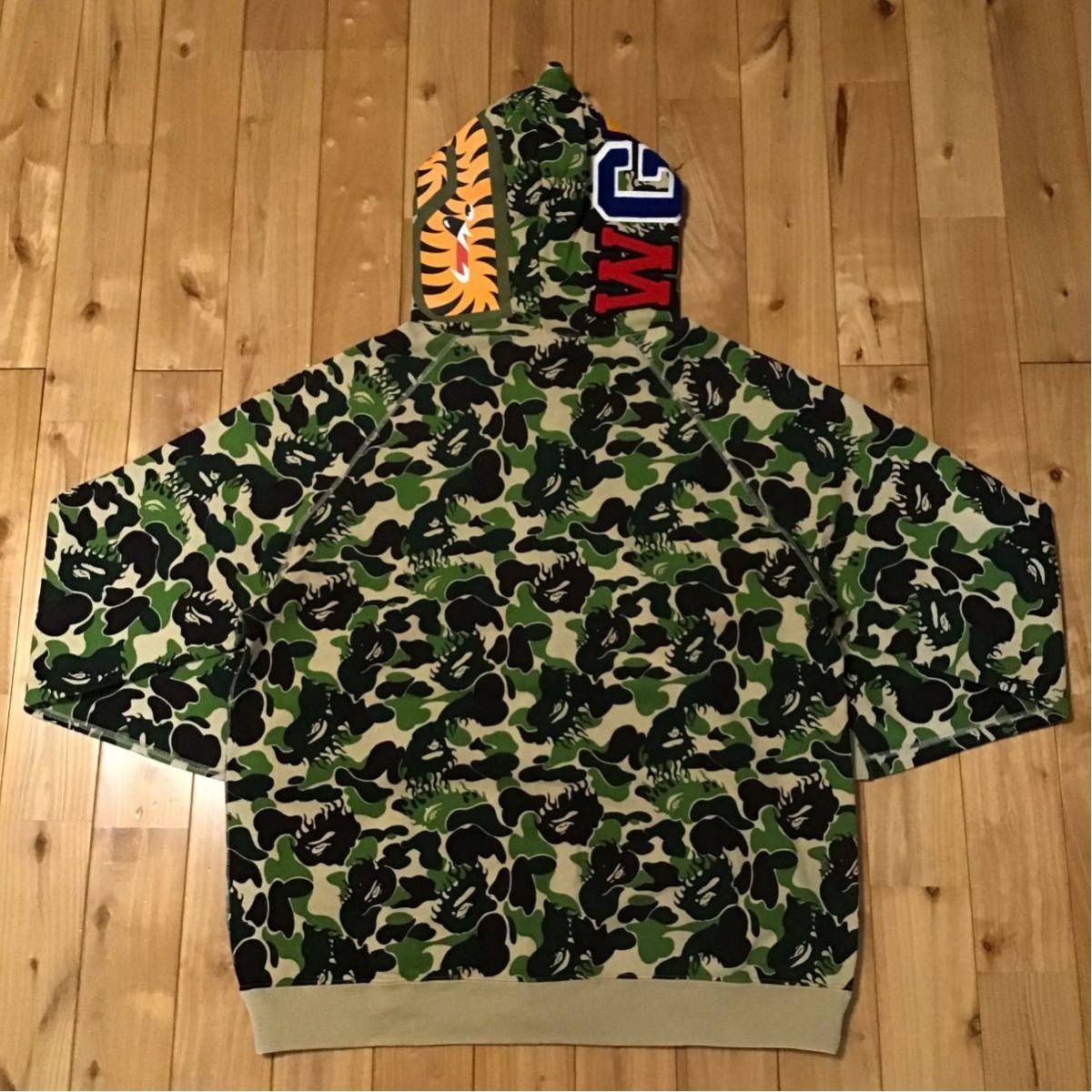 Fire camo シャークパーカー BAPE shark ape エイプ 迷彩 - メルカリ