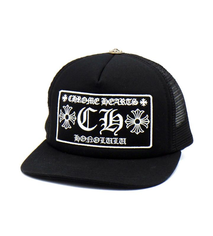 クロムハーツ CHROME HEARTS 【 CH TRUCKER CAP 】 CH 刺繍 クロムハーツ CHROME HEARTS 【 CH TRUCKER CAP 】 CH 刺繍