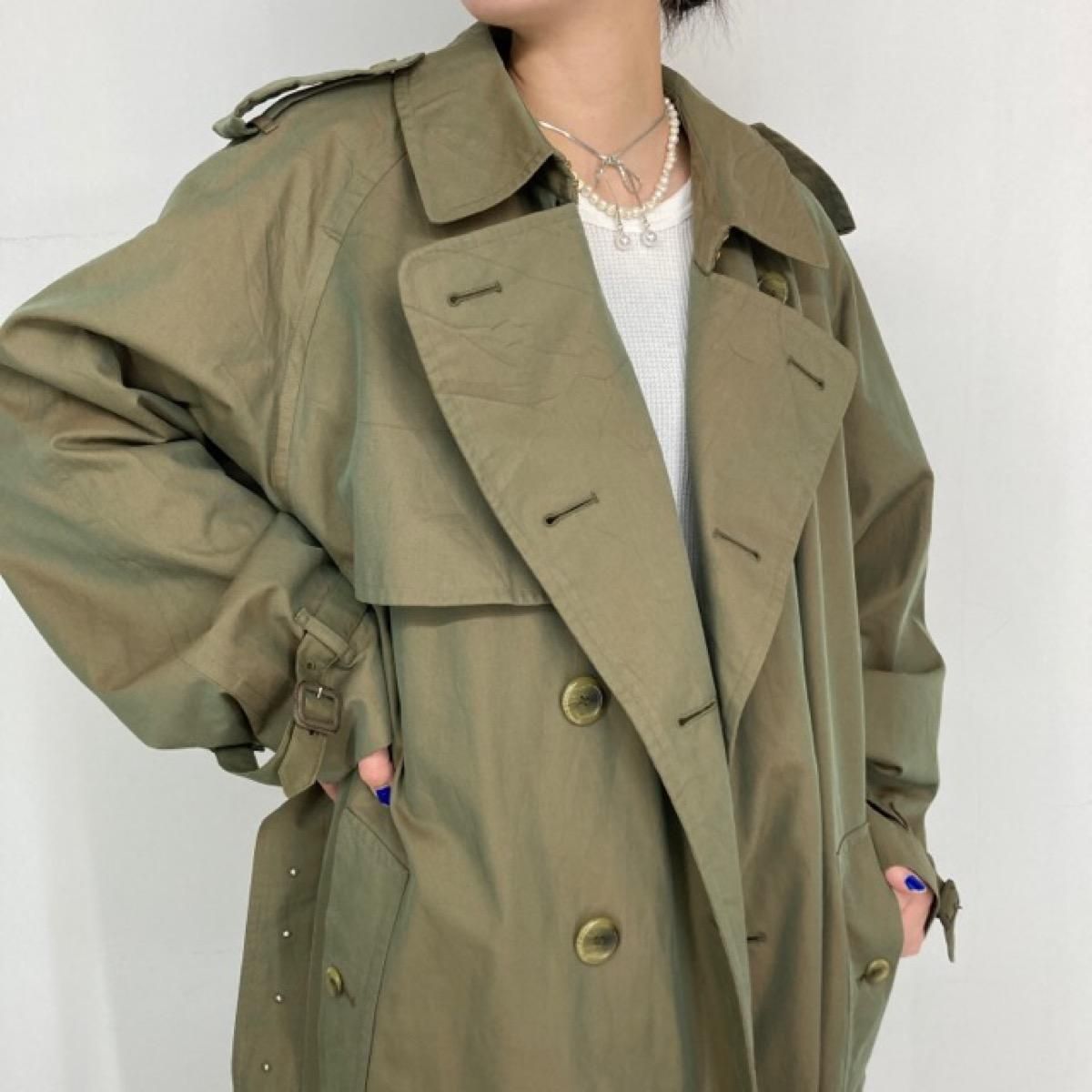 古着 バーバリー Burberry's 玉虫カラー トレンチコート 英国製