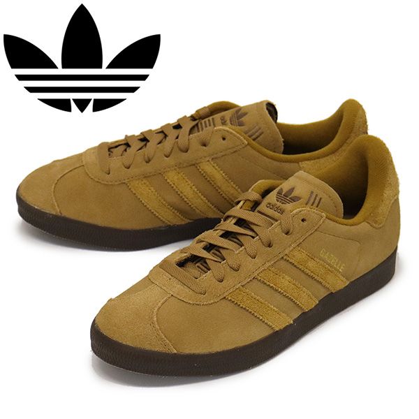 adidas (アディダス) IG2099 GAZELLE ガゼル スニーカー ブラウンデザートxブロンズストレータxダークブラウン AD288 25.5cm