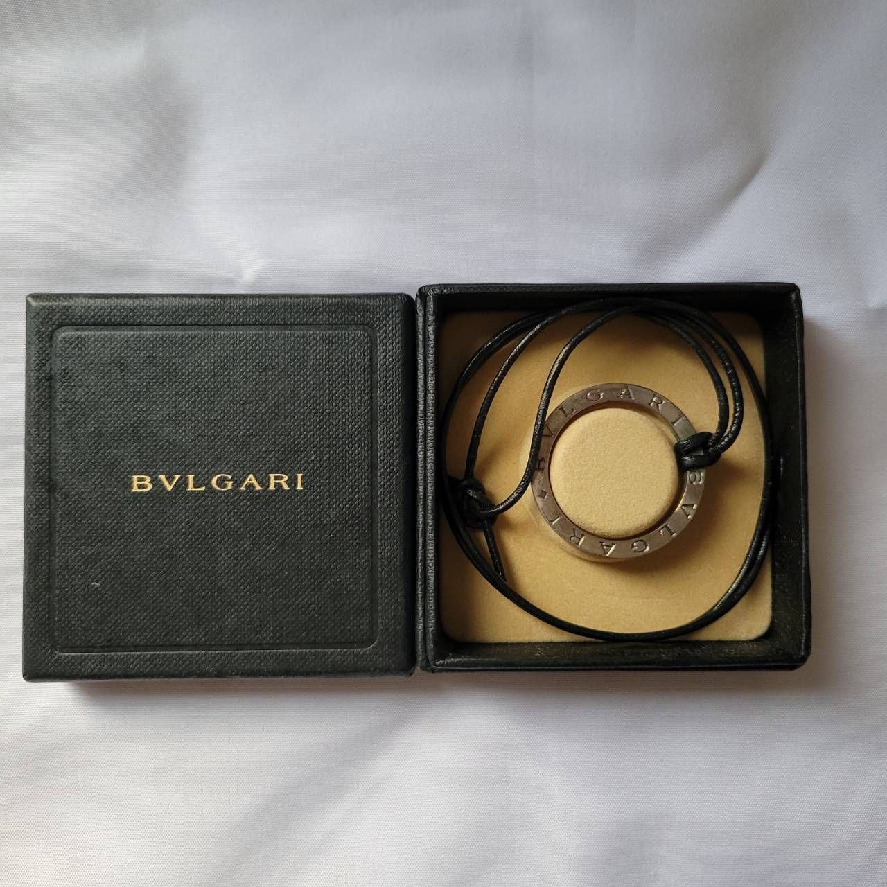 ブルガリ BVLGARI ネックレス アクセサリー ロゴ入り キーリング