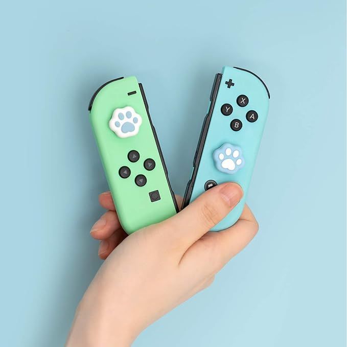 【在庫処分】GeekShare アナログスティックカバー 猫肉球ジョイスティック 保護カバー switch 有機elモデル対応 joy-con対応 (4枚入れ) 親指グリップキャップ アシストキャップ シリコン コント GeekShare 猫肉球 アナログスティックカバー NEWSCAST ≪楽しい≫GeekShare|ギークシェア PROコン用猫肉球コントローラカバー