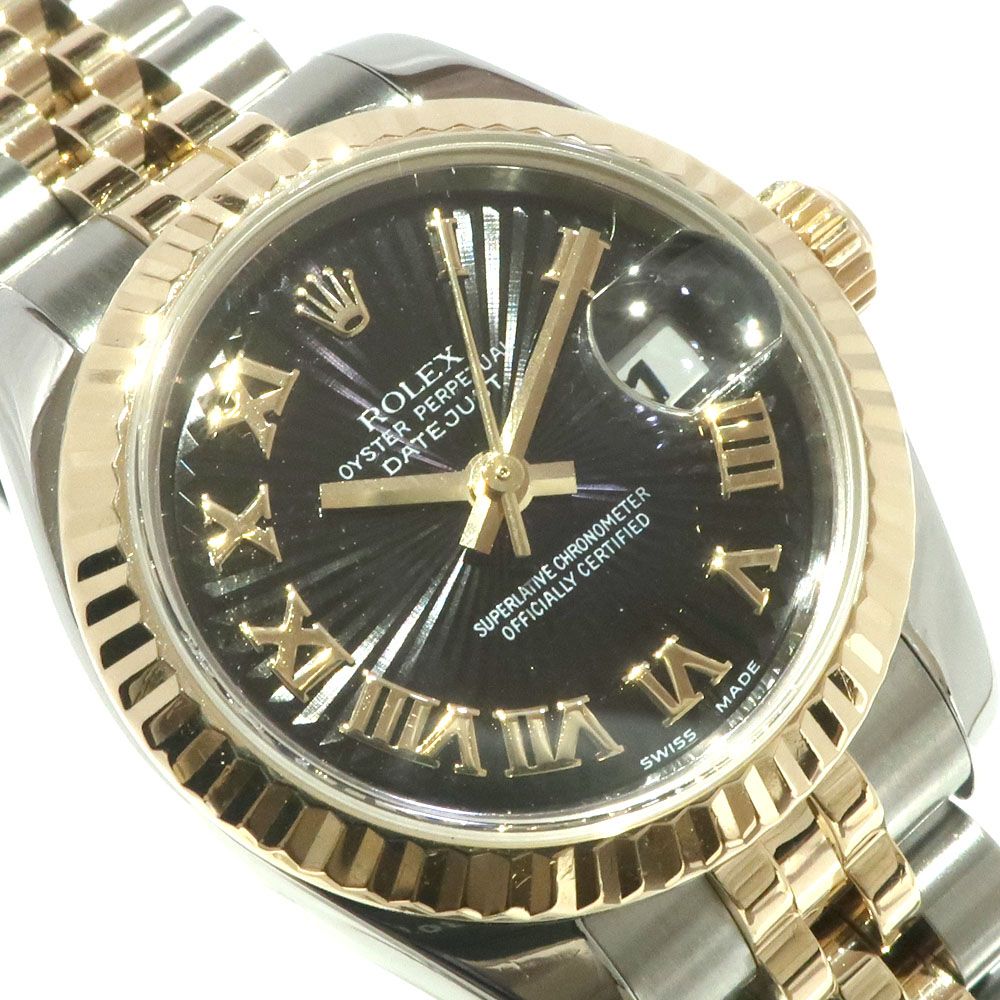 天白】ROLEX ロレックス 腕時計 デイトジャスト 179173 D番
