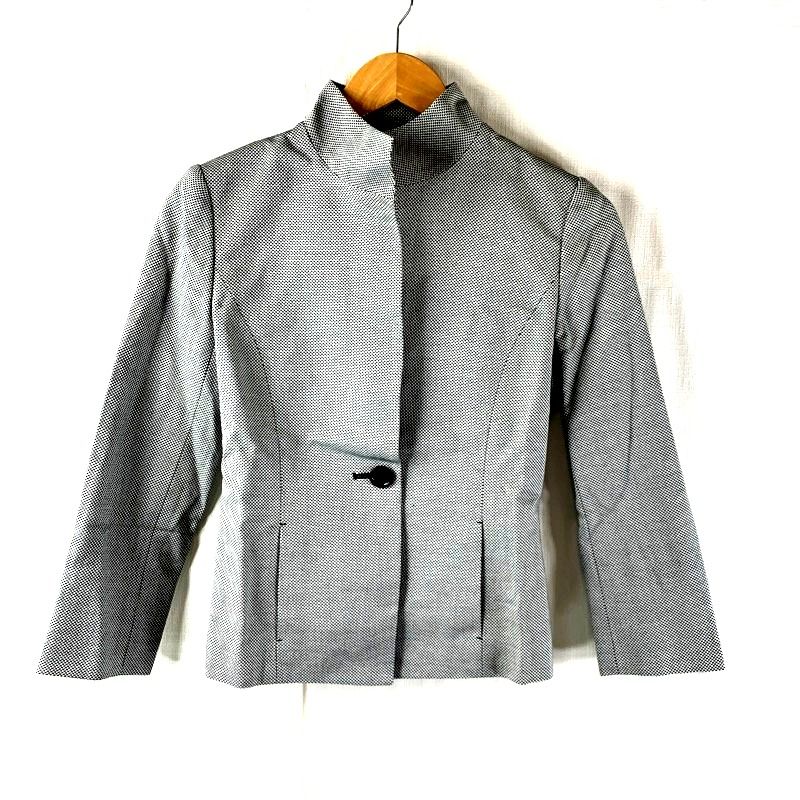 アナイ ANAYI セットアップ スカート 格子柄 グレー系 白黒 タグ付き