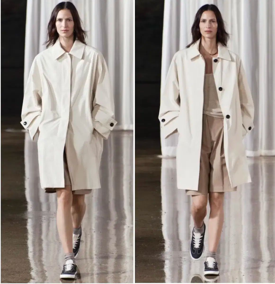 ZARA ザラ トレンチコート トレンチジャンパー