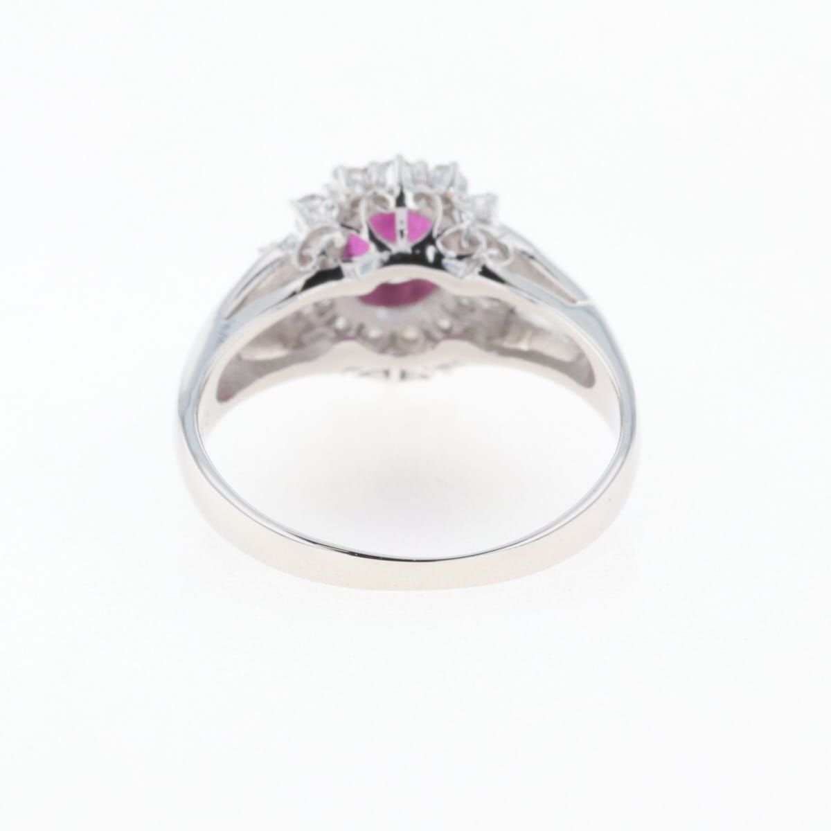 ルビー デザインリング 約10.5号 Pt900 ルビー デザインリング 10.5号