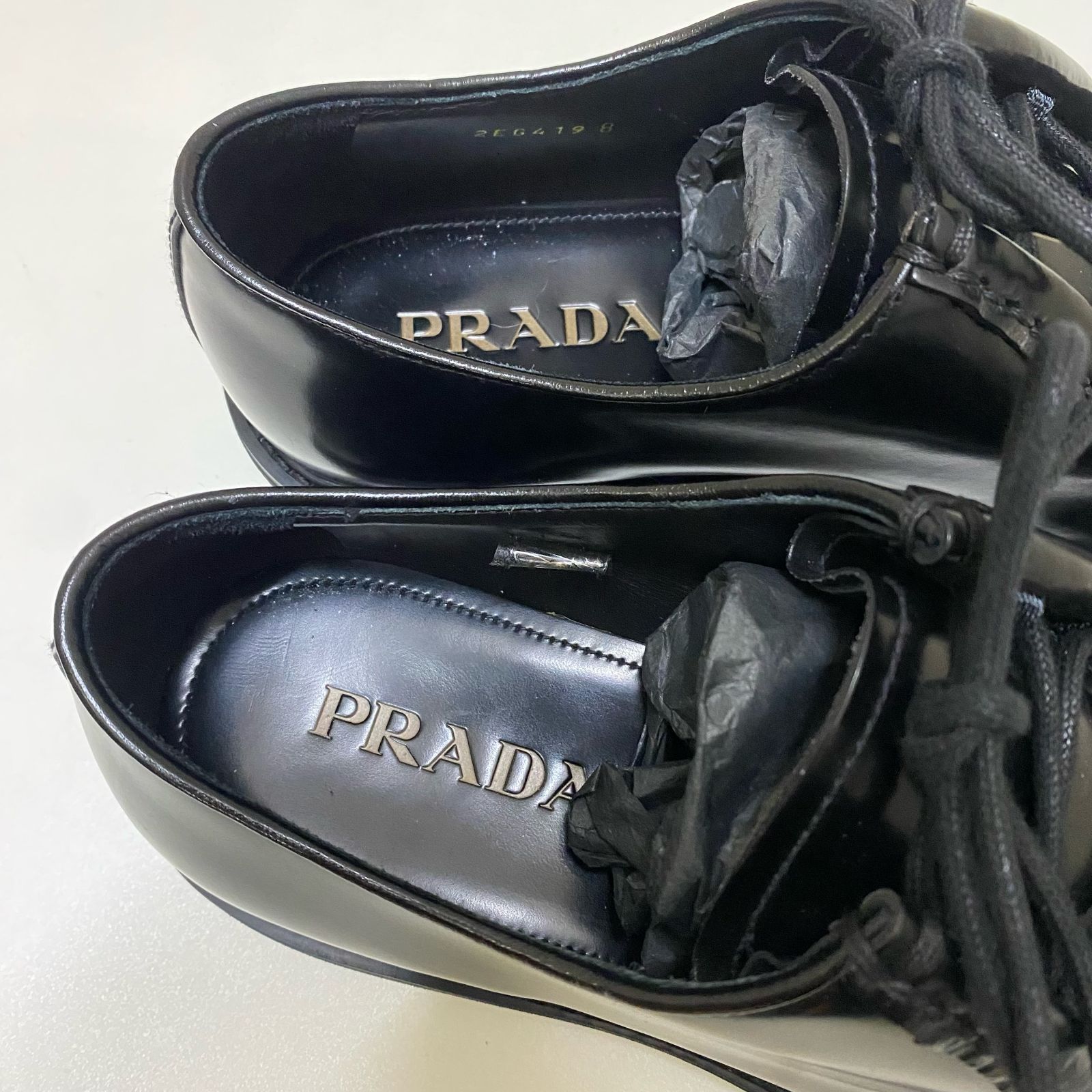 PRADA プラダ ダイアパソン オペークブラッシュドレザー レース PRADA プラダ ダイアパソン オペークブラッシュドレザー レース