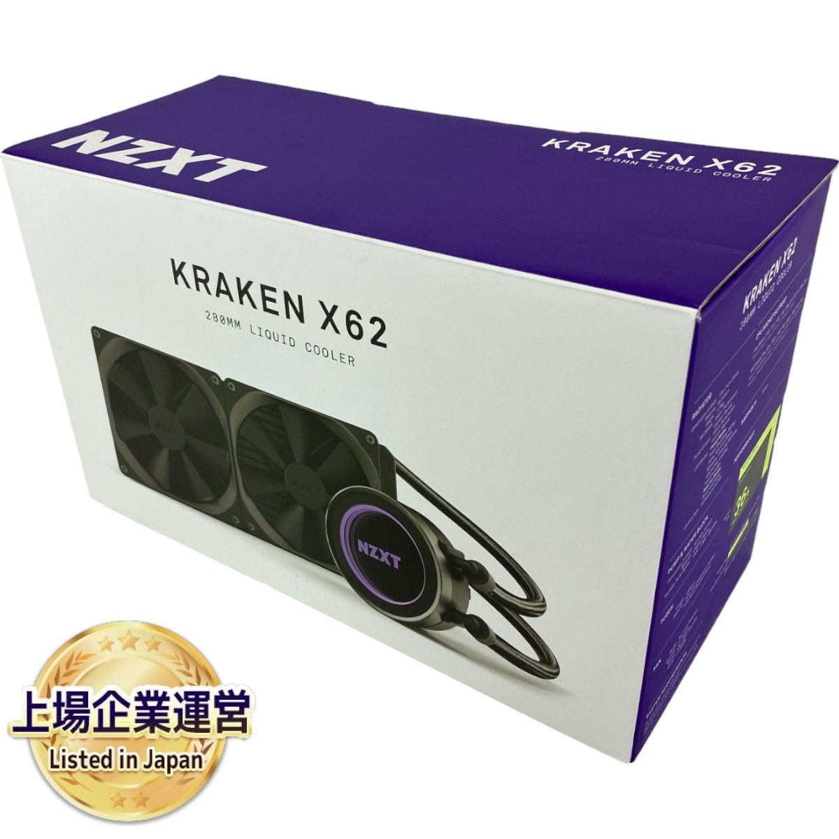 NZXT KRAKEN X62 280mm RL-KRX62-02 簡易水冷型CPUクーラー PCパーツ ジャンク N8962258 - メルカリ