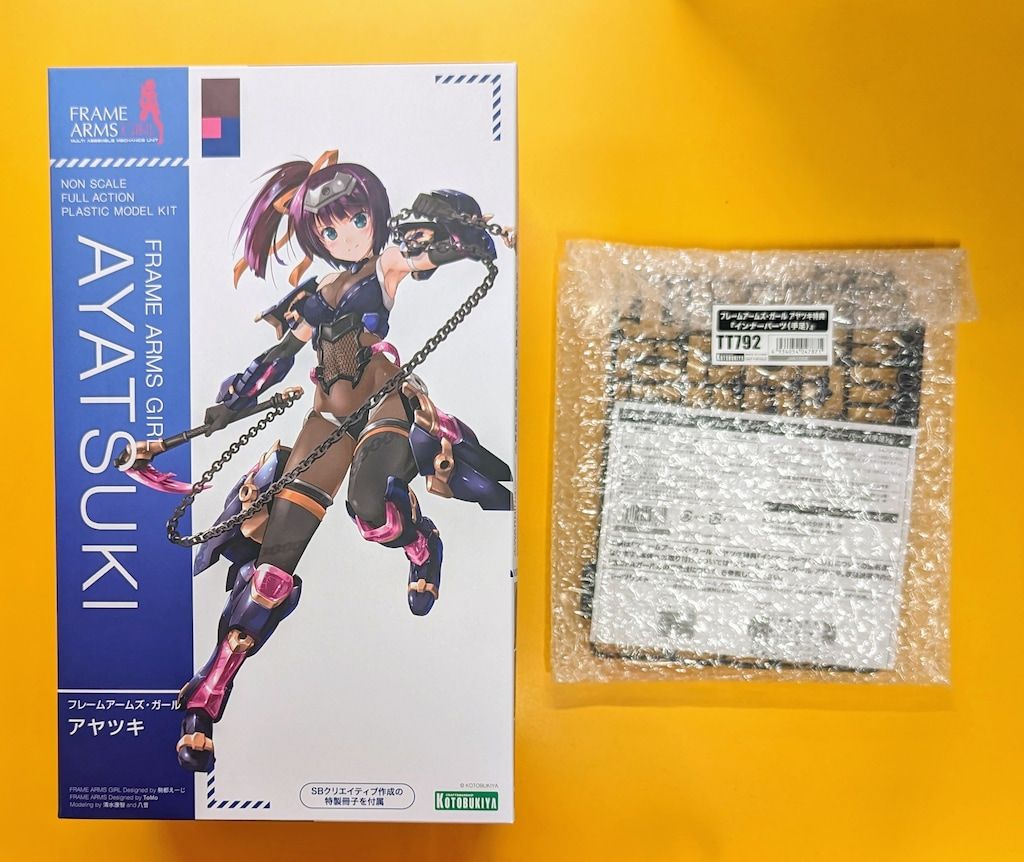 未組立］フレームアームズ ガール アヤツキ プラモデル 特製冊子