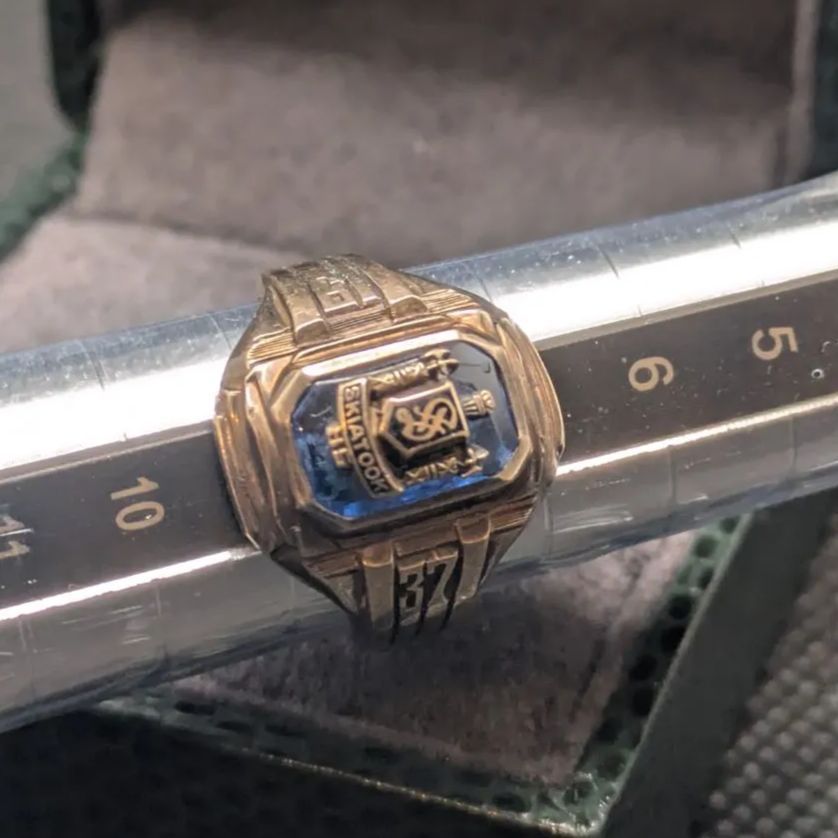 BALFORE 10K スターリングシルバー925 1937年 カレッジリング BALFORE 10K スターリングシルバー925 1937年 カレッジリング