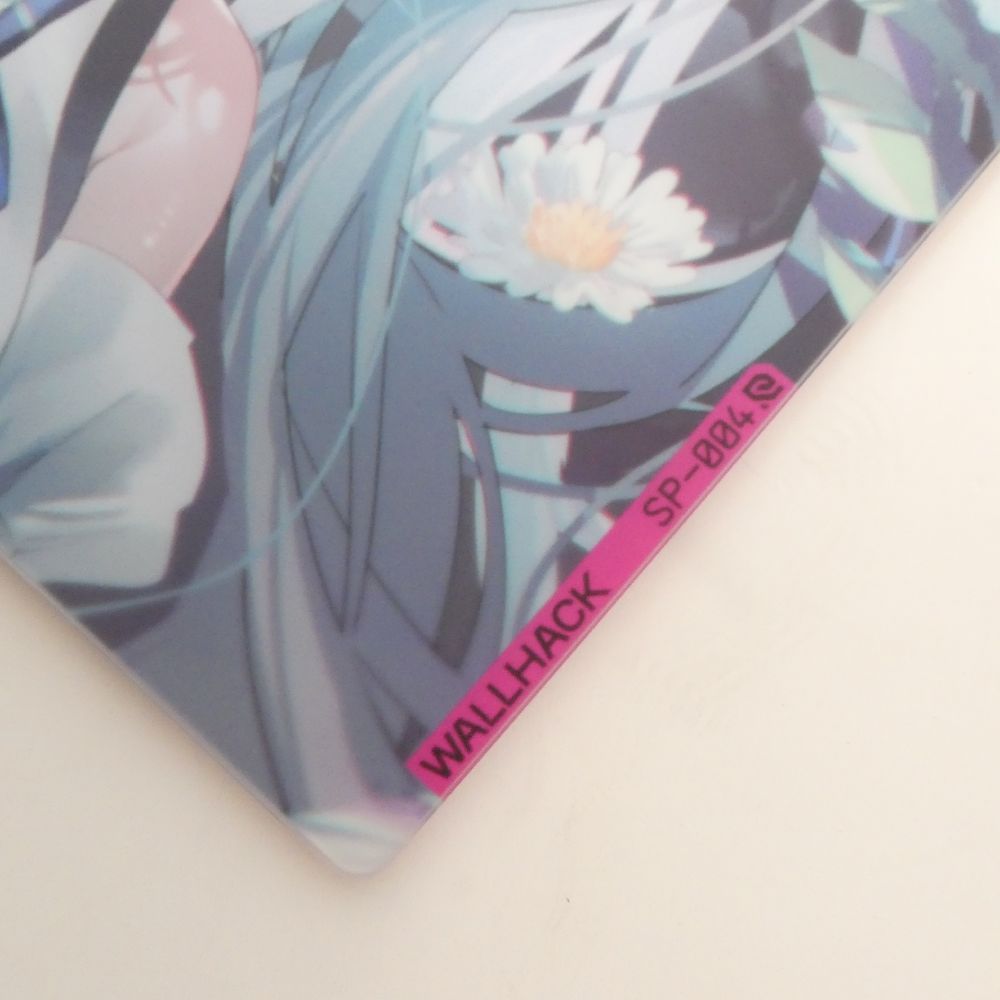 WALLHACK ウォールハック SP-004 初音ミク ゲーミングガラスマウスパッド W430×D490×H3.9mm ケイ酸塩強化ガラス eスポーツ FPS 美和野らぐ SkyPAD HY1605 WWW_OPDRERGINERDOGAN_COM