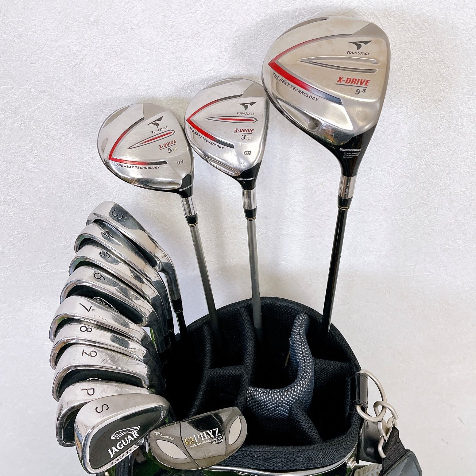 ツアーステージ ゴルフ一式　TOURSTAGE X-DRIVE ゴルフセット TOURSTAGE X-DRAIVE PHYZ / ツアーステージ エックスドライブ ファイズ